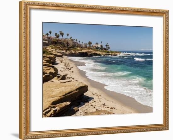 USA, California, La Jolla, Wipeout Beach-Ann Collins-Framed Photographic Print