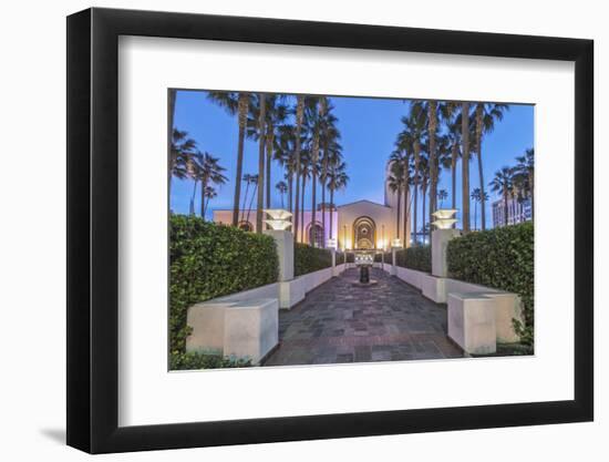 USA, California, Los Angeles, Union Station at Dawn-Rob Tilley-Framed Photographic Print