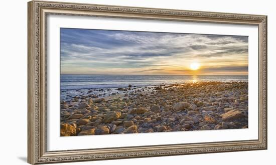 USA, California, Malibu. Sunset as seen from County Line Beach.-Christopher Reed-Framed Photographic Print