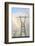 USA, California. Mojave Desert, Antelope Valley, rainbow and Transmission Line from solar farm-Alison Jones-Framed Photographic Print