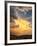 USA, California, Mojave National Preserve, Desert Rain Squall at Sunset-Ann Collins-Framed Photographic Print