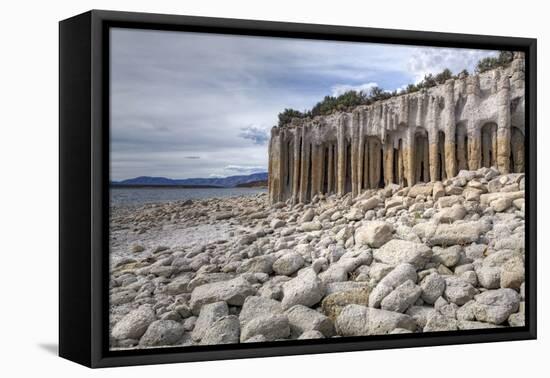 USA, California, Mono County. Volcanic Rock Pillars-Dennis Flaherty-Framed Premier Image Canvas