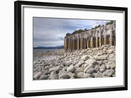 USA, California, Mono County. Volcanic Rock Pillars-Dennis Flaherty-Framed Photographic Print