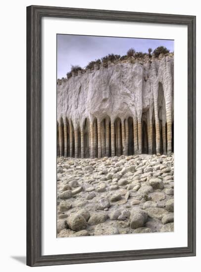 USA, California, Mono County. Volcanic Rock Pillars-Dennis Flaherty-Framed Photographic Print