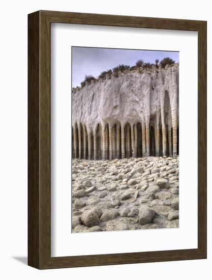 USA, California, Mono County. Volcanic Rock Pillars-Dennis Flaherty-Framed Photographic Print