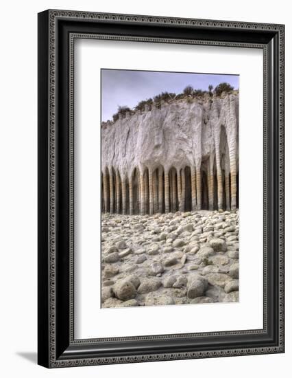 USA, California, Mono County. Volcanic Rock Pillars-Dennis Flaherty-Framed Photographic Print