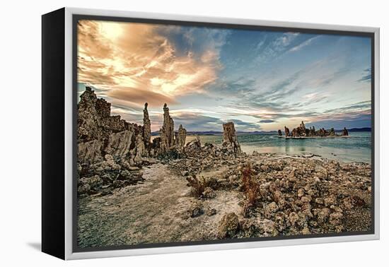 USA, California, Mono Lake. Tufa Formations.-Joe Restuccia III-Framed Premier Image Canvas