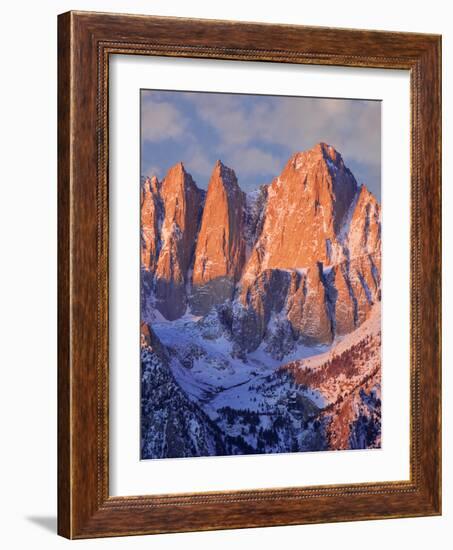 USA, California, Mt. Whitney. Mountain landscape in winter.-Jaynes Gallery-Framed Photographic Print