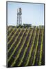 USA California. Pacific Coast Highway, PCH, crops and water tower-Alison Jones-Mounted Photographic Print