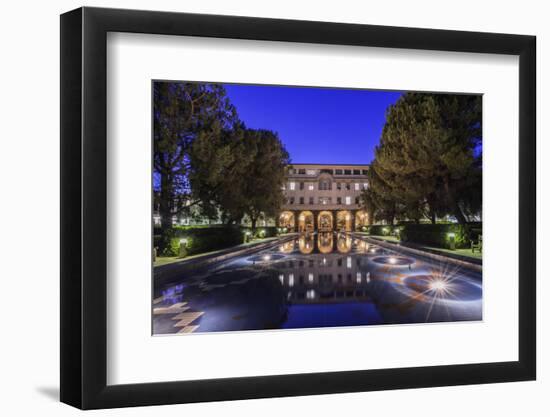 USA, California, Pasadena,Beckman Institute Reflecting Pool.-Rob Tilley-Framed Photographic Print