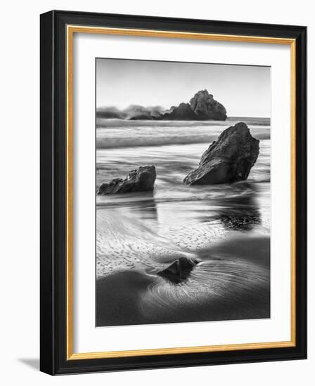 USA, California, Pfeiffer Beach-John Ford-Framed Photographic Print