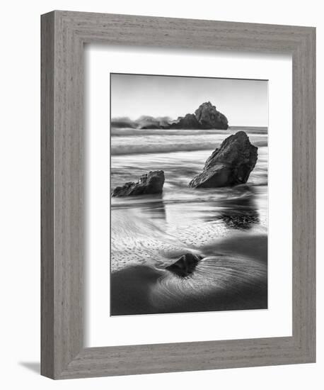 USA, California, Pfeiffer Beach-John Ford-Framed Photographic Print