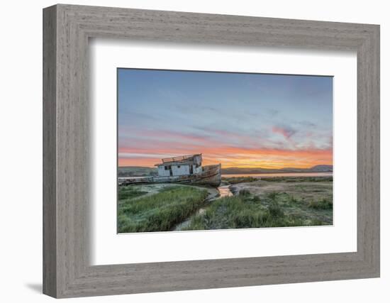 USA, California, Point Reyes National Seashore, Shipwreck sunrise-Rob Tilley-Framed Photographic Print