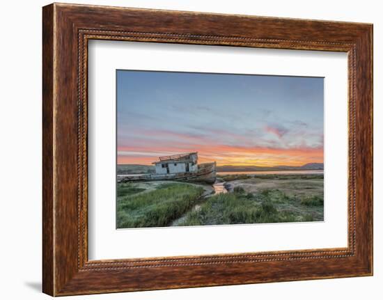 USA, California, Point Reyes National Seashore, Shipwreck sunrise-Rob Tilley-Framed Photographic Print