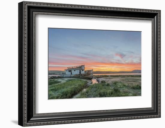 USA, California, Point Reyes National Seashore, Shipwreck sunrise-Rob Tilley-Framed Photographic Print