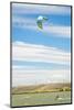 Usa, California, Rio Vista, Sacramento River Delta. Kiteboarder.-Merrill Images-Mounted Photographic Print