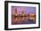 USA, California, Sacramento. Sacramento River and Tower Bridge at sunset.-Jaynes Gallery-Framed Photographic Print