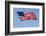 USA, California, San Diego. American flag waves above Liberty Station-Ann Collins-Framed Photographic Print