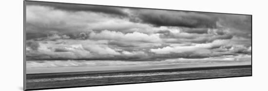 USA, California, San Diego, Panoramic Black-And-White View of Clouds over Pacific Ocean-Ann Collins-Mounted Photographic Print