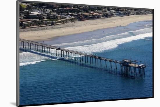 USA, California, San Diego. Scripps Pier, La Jolla Shores-Kymri Wilt-Mounted Photographic Print