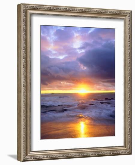 USA, California, San Diego, Sunset Cliffs Beach on the Pacific Ocean-Jaynes Gallery-Framed Photographic Print