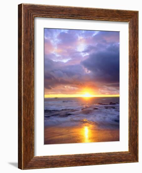 USA, California, San Diego, Sunset Cliffs Beach on the Pacific Ocean-Jaynes Gallery-Framed Photographic Print