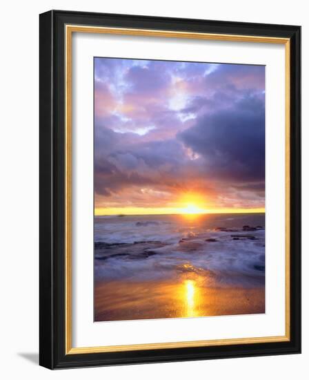 USA, California, San Diego, Sunset Cliffs Beach on the Pacific Ocean-Jaynes Gallery-Framed Photographic Print