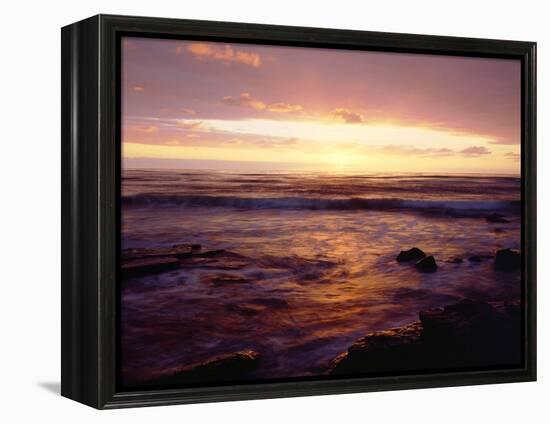 USA, California, San Diego, Sunset Cliffs on the Pacific Ocean-Jaynes Gallery-Framed Premier Image Canvas