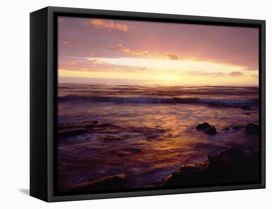 USA, California, San Diego, Sunset Cliffs on the Pacific Ocean-Jaynes Gallery-Framed Premier Image Canvas