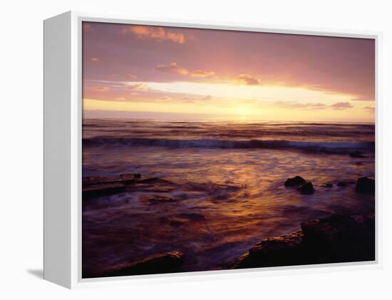 USA, California, San Diego, Sunset Cliffs on the Pacific Ocean-Jaynes Gallery-Framed Premier Image Canvas