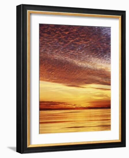 USA, California, San Diego, Sunset over the Pacific Ocean-Christopher Talbot Frank-Framed Photographic Print