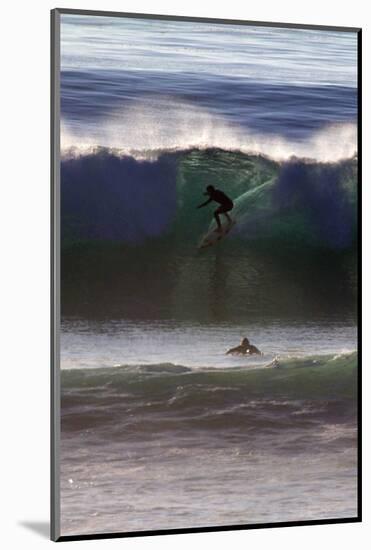 USA, California, San Diego. Surfer at Cardiff by the Sea-Kymri Wilt-Mounted Photographic Print