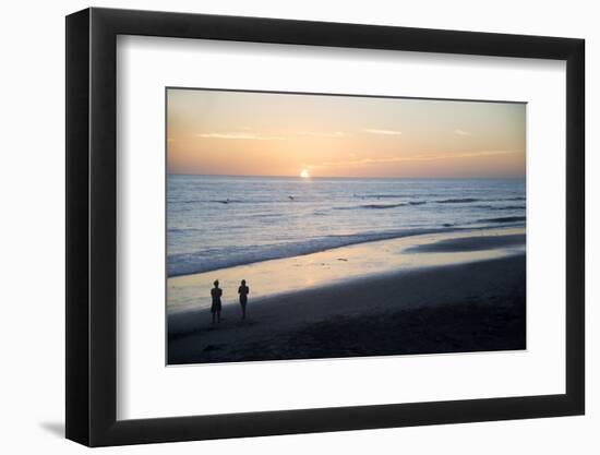 USA, California, San Diego. Swami's Beach at Sunset, Cardiff by the Sea-Kymri Wilt-Framed Photographic Print