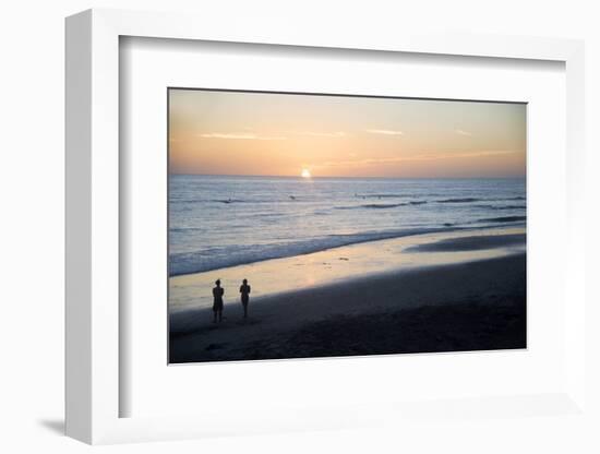 USA, California, San Diego. Swami's Beach at Sunset, Cardiff by the Sea-Kymri Wilt-Framed Photographic Print