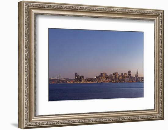 USA, California, San Francisco, Downtown Skyline at Twilight-Rob Tilley-Framed Photographic Print