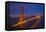 USA, California, San Francisco. Golden Gate Bridge Lit at Night-Jaynes Gallery-Framed Premier Image Canvas