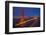 USA, California, San Francisco. Golden Gate Bridge Lit at Night-Jaynes Gallery-Framed Photographic Print