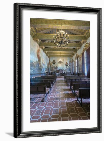 USA, California, Santa Barbara, Santa Barbara County Courthouse.-Rob Tilley-Framed Photographic Print