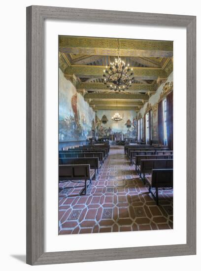 USA, California, Santa Barbara, Santa Barbara County Courthouse.-Rob Tilley-Framed Photographic Print