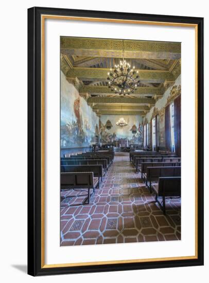 USA, California, Santa Barbara, Santa Barbara County Courthouse.-Rob Tilley-Framed Photographic Print