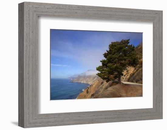 USA, California. Scenic Viewpoint of Pacific Coast Highway 1-Kymri Wilt-Framed Photographic Print