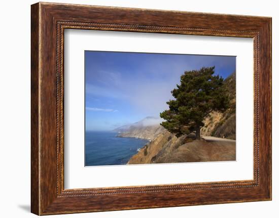 USA, California. Scenic Viewpoint of Pacific Coast Highway 1-Kymri Wilt-Framed Photographic Print