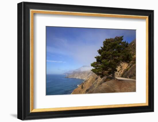 USA, California. Scenic Viewpoint of Pacific Coast Highway 1-Kymri Wilt-Framed Photographic Print