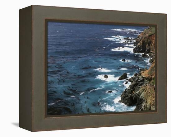 USA, California, Seascape of the Pacific Ocean-Christopher Talbot Frank-Framed Premier Image Canvas