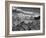 USA, California, Sierra Nevada Mountains. Moon Above Mt Whitney-Dennis Flaherty-Framed Photographic Print