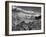 USA, California, Sierra Nevada Mountains. Moon Above Mt Whitney-Dennis Flaherty-Framed Photographic Print