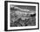 USA, California, Sierra Nevada Mountains. Moon Above Mt Whitney-Dennis Flaherty-Framed Photographic Print