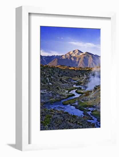 USA, California, Sierra Nevada Mountains. Sunrise on geothermal area of Hot Creek.-Jaynes Gallery-Framed Photographic Print