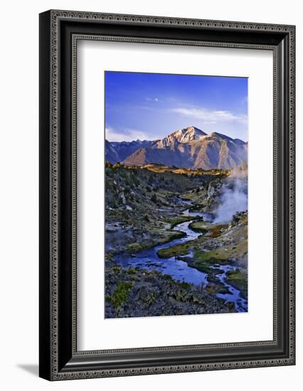 USA, California, Sierra Nevada Mountains. Sunrise on geothermal area of Hot Creek.-Jaynes Gallery-Framed Photographic Print