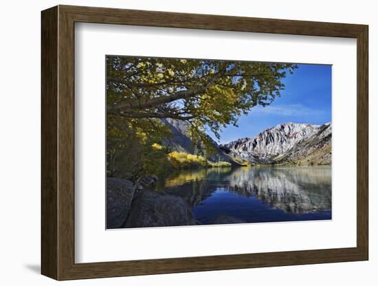 USA, California, Sierra Nevada Range. Convict Lake in autumn.-Jaynes Gallery-Framed Photographic Print